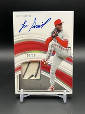 2023 Panini Immaculate Game Worn Material LEE SMITH Auto 10/10 HOF St Louis SSP 