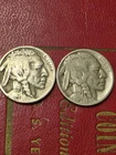 RARE Original Tougher Dates  1924-D (5.2Mil)  & 1925D (4.4Mil)  BUFFALO NICKELS