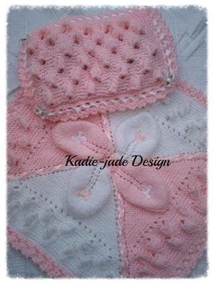 KADIE-JADE Baby Knitting Pattern #23 - To make a Baby Pram Cover