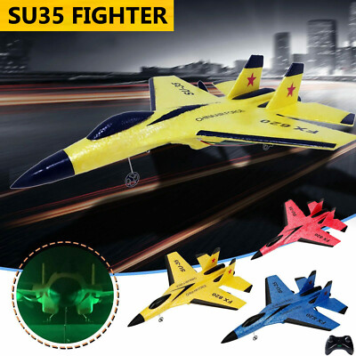 FX-820 SU-35 2.4G Remote Control Plane Glider Fighter Airplane RC Gyro Plane Toy
