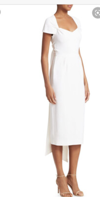 $1900 Stella McCartney Amal Clooney Dress Sz 40 Ivory, Stunning!
