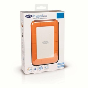 HARD DISK ESTERNO 2,5" USB 3.0 2TB 2000GB LACIE RUGGED MINI SUPER RESISTENTE!