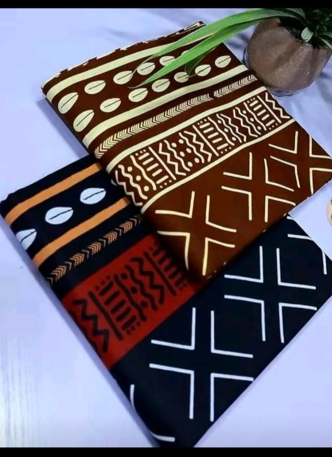 ankara fabric 6 yards 100 cotton new, very durable ,nice designs, and unique - Image 4 of 4