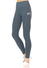 Ladies Three Pocket Sports Leggings, Training, Gym, Homewear 3229.