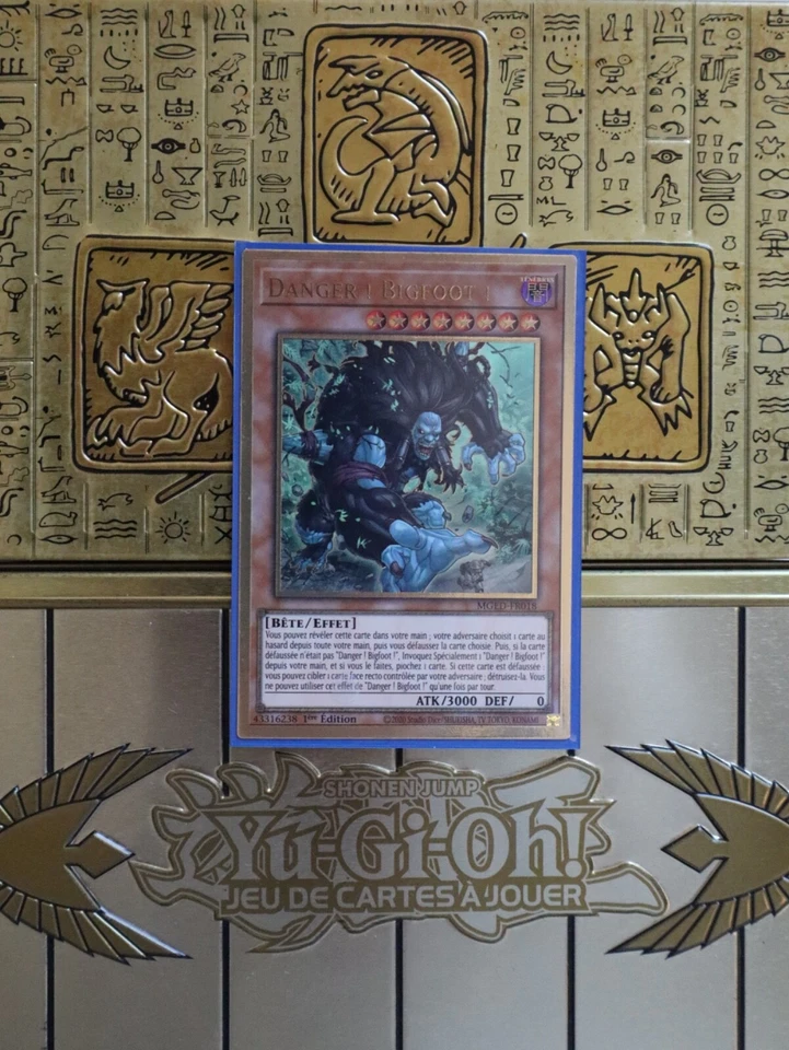 Yu Gi Oh ! – Danger ! Bigfoot ! – MGED-FR018 – Premium Gold Rare – Neuf ! - Photo 1/2