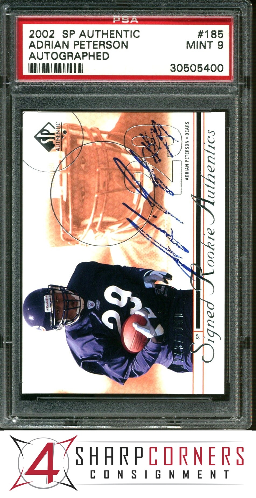 Adrian Peterson SP Authentic #185 Autographed