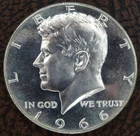 1966 Kennedy Half Dollar Silver SMS US Mint 50C Coin DDO Doubled Die Obverse