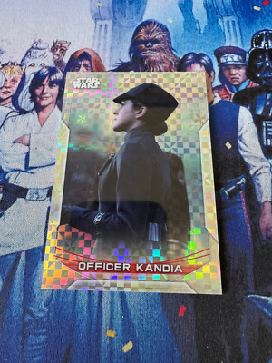 Star Wars - Chrome Perspectives - X-Fractor Card /99  Officer Kandia - 2020 - NM