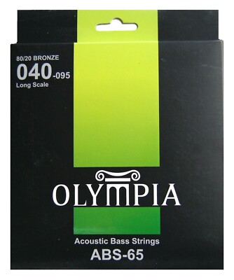 Acoustic Bass Strings Pack of 4 Strings 40-95