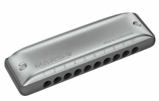 MARS Blues Harmonica M1 Kongsheng PADDY RICHTER Tuned Sleek