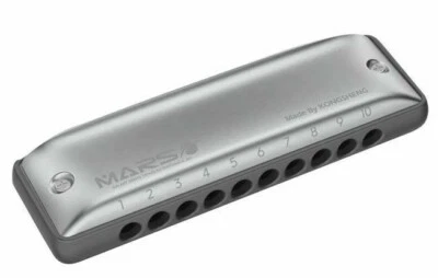 MARS Blues Harmonica M1 Kongsheng Round Holes-Sleek Design US DEALER SHIPS FAST