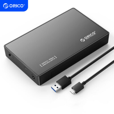 ORICO 3.5'' SATA to USB3.1 Type C Tool-Free HDD Enclosure UASP Max 20TB