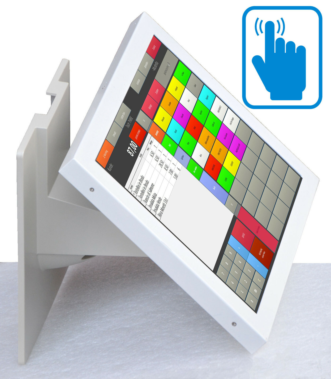 38cm 15"" USB Touchscreen Industrial Monitor Canvys VT-568MT Foot + Wall Mounting