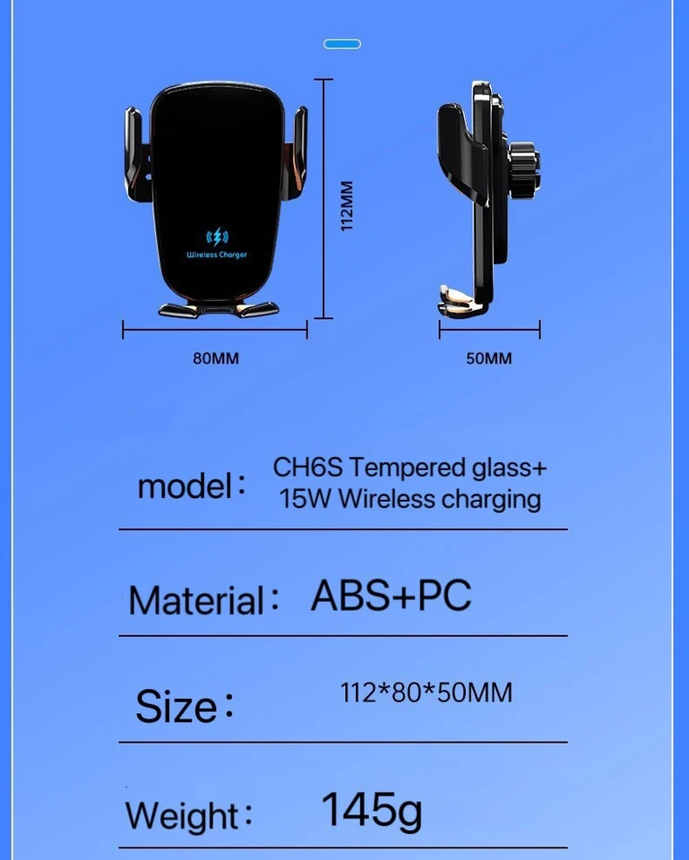 Car Phone Holder Air Outlet Phone Mount Universal for iPhone Samsung - Image 2 of 4