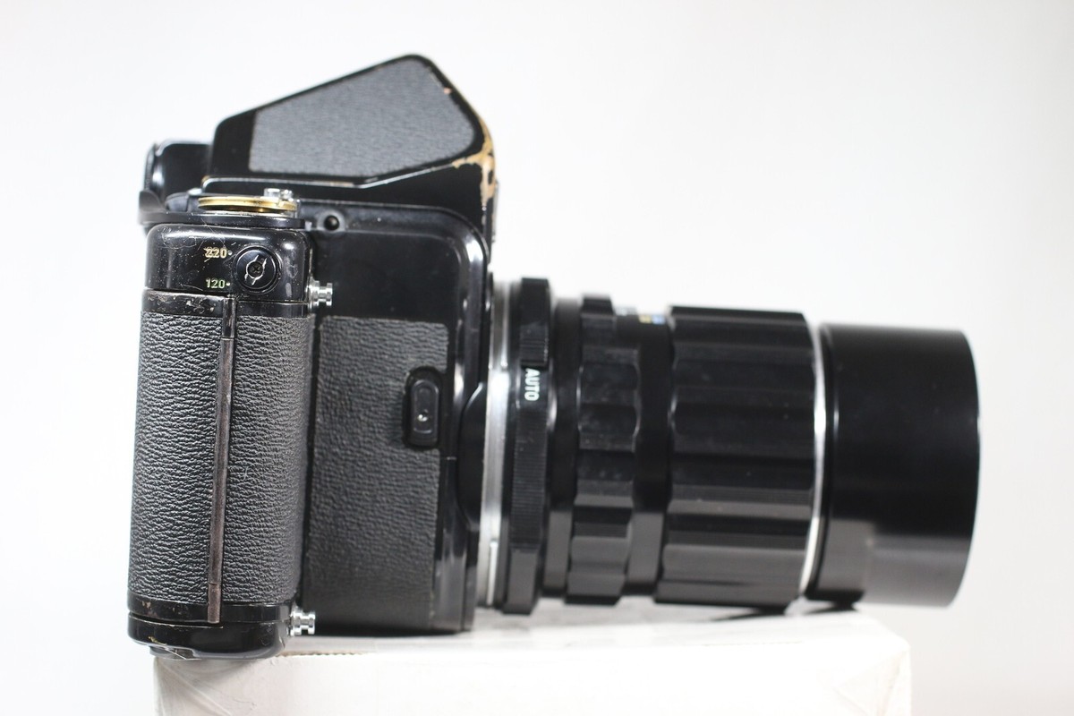 AS IS Pentax 6x7 67 Eye Level Medium Format Camera + SMC Takumar