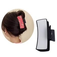 Elegant Hairpin with Sublimated Aluminum Plate Heat Transfer Barrette Accessory