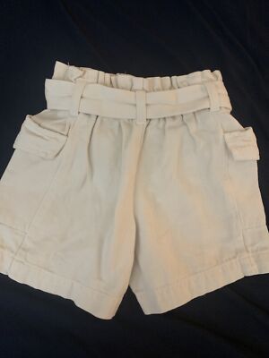 Combishort Zara Rose Pour Fille 5/6 Ans – 100% Coton, Bretelles, Boutonnage Devant, Occasion Très Bon état