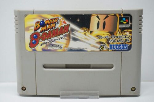 (Solo cartuccia) Gioco Nintendo Super Famicom Bomberman B-Daman Giappone - Foto 1 di 1