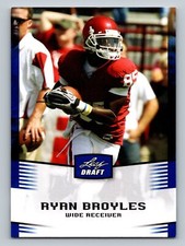 Ryan Broyles 2012 Leaf Draft #42 Oklahoma Sooners Blue Football Card