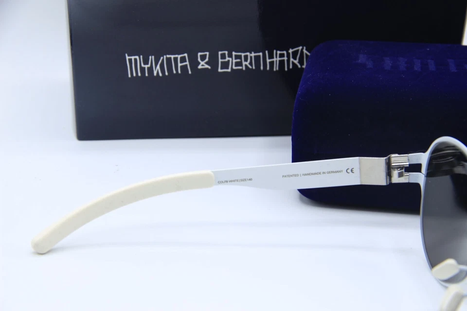 NUEVAS GAFAS DE SOL MYKITA & BERNHARD WILLHELM HEINZ FRITZ COLF8 BLANCAS AUTÉNTICAS 58-13 Foto 3 de 4