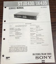 Sony ST-JX430/435 Service Manual - Original