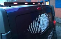 Schwarz Heck DachträGer + LED Passend FüR Peugeot Boxer 2014 + Edelstahl ZubehöR