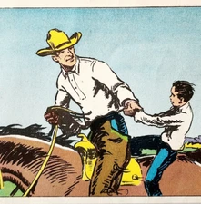 1947 Bill & The Circus Uncle Sam Horse Art Sanford Tousey Plate Book Print DWF16