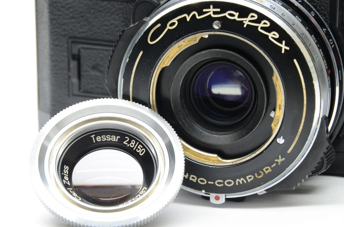 人気カラーの BC Super Contaflex / 50/2.8 Tessar フィルムカメラ