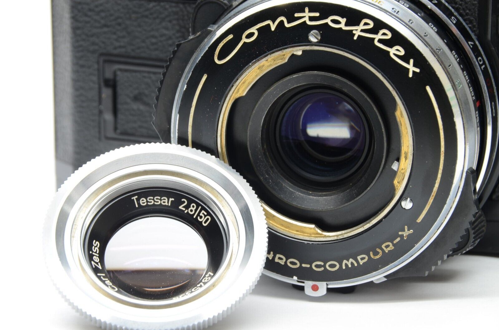 ZEISS IKON Contaflex SUPER BC Tessar 50mm F2.8 BLACK EX+++ | eBay