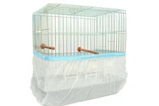 Bird SMALL Cage Cover Seed Catcher Guard Tulle Mesh Circumference 44” Canary