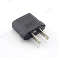 European Euro EU to US USA Plug Travel Charger Adapter Outlet Converter 13H