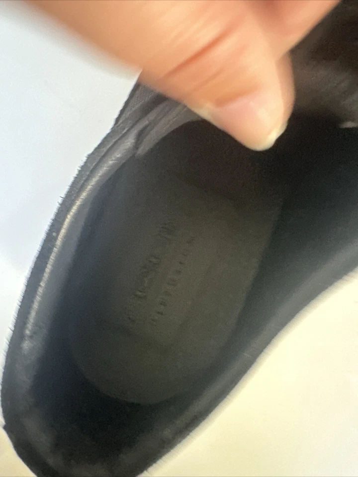 Derby de gamuza y nailon A. Testoni Made in Italy difusión becerro talla 9 Foto 4 de 4