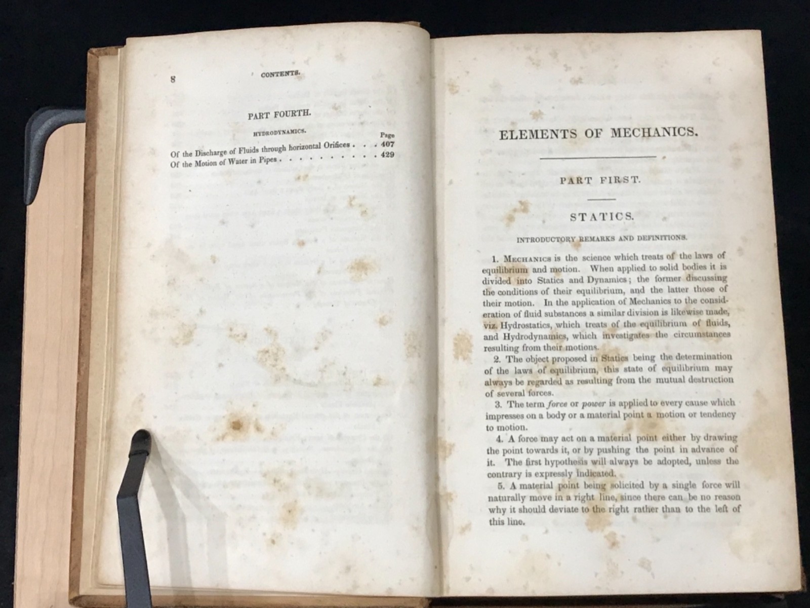 1833 Elementary Treatise on Mechanics Boucharlat Courtenay Fold Outs | eBay