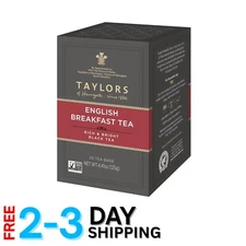 Classic English Breakfast Tea – 50 Full-Bodied Black Tea Bags for Perfect Brews