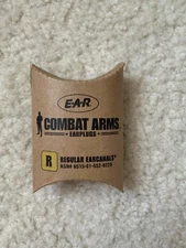Brand New EAR Combat Arms Earplugs size R for Regular Ear Canals
