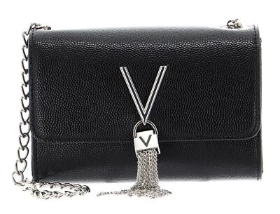VALENTINO Divina Clutch Umhängetasche Abendtasche Tasche Nero Schwarz Neu