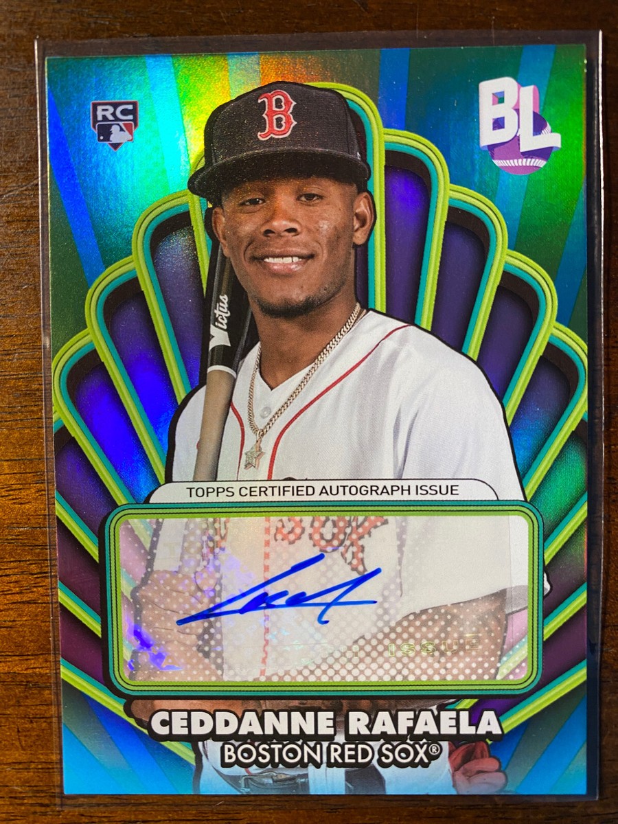 2024 Topps Big League Ceddanne Rafaela #OAA-CR RC Opening Act Auto