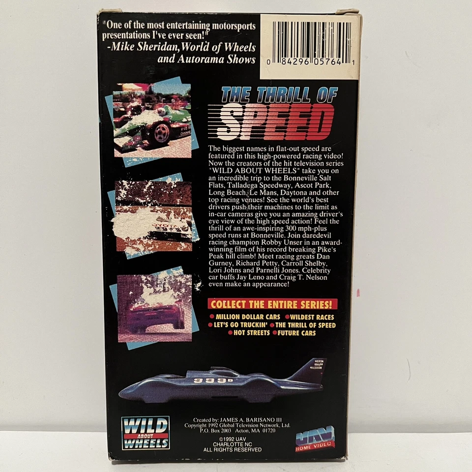 Wild About Wheels The Thrill Of Speed VHS - Image 2 of 4
