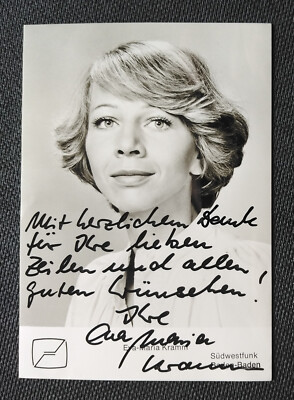 12933 Eva-Maria Kramm Rüdel Autogrammkarte original signiert