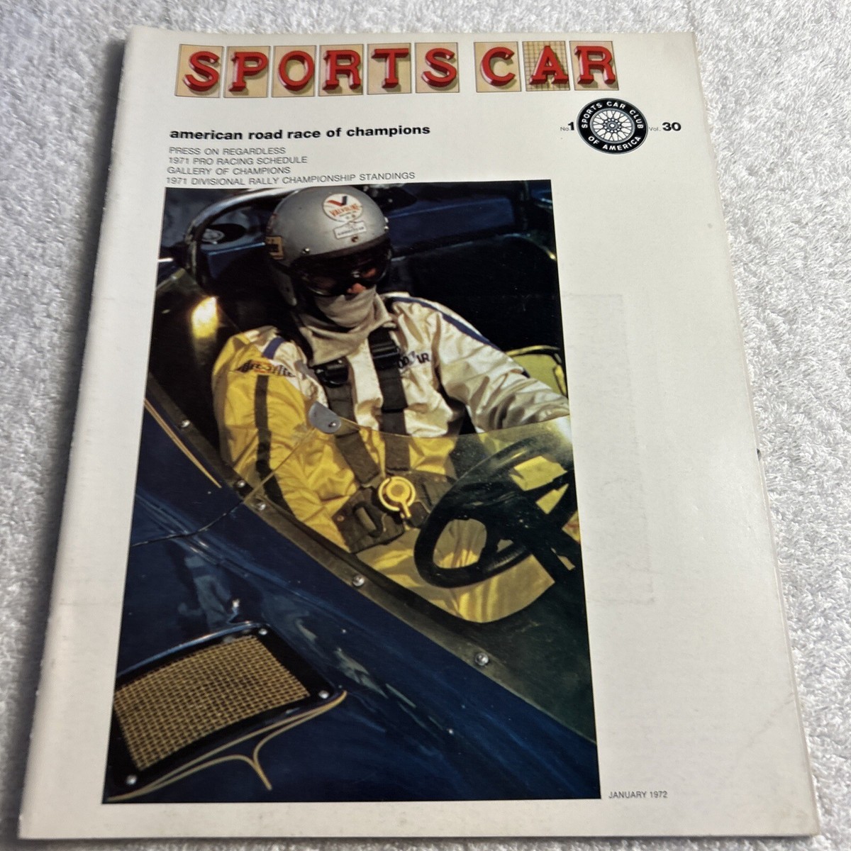 オートレースマガジン 2002年 Sports Car Club of America Magazine January 1972 | eBay