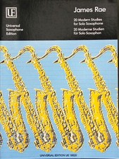 JamesRae 20 Modern Studies for Solo Saxophone
