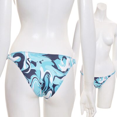 Marble pattern Sexy High-Cut Cheeky Panties Good stretchy fit made in Japan L830
