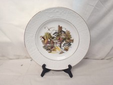 Vintage Wood & Sons ‘Tudor’ Country Village Scene Plate