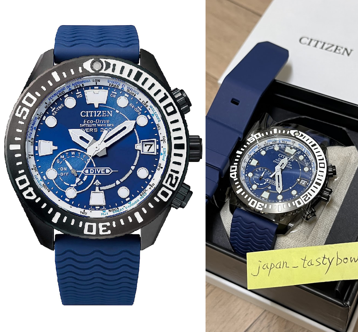 CITIZEN PROMASTER CC5006-06L Eco-Drive MARINE Blue Watch Men New