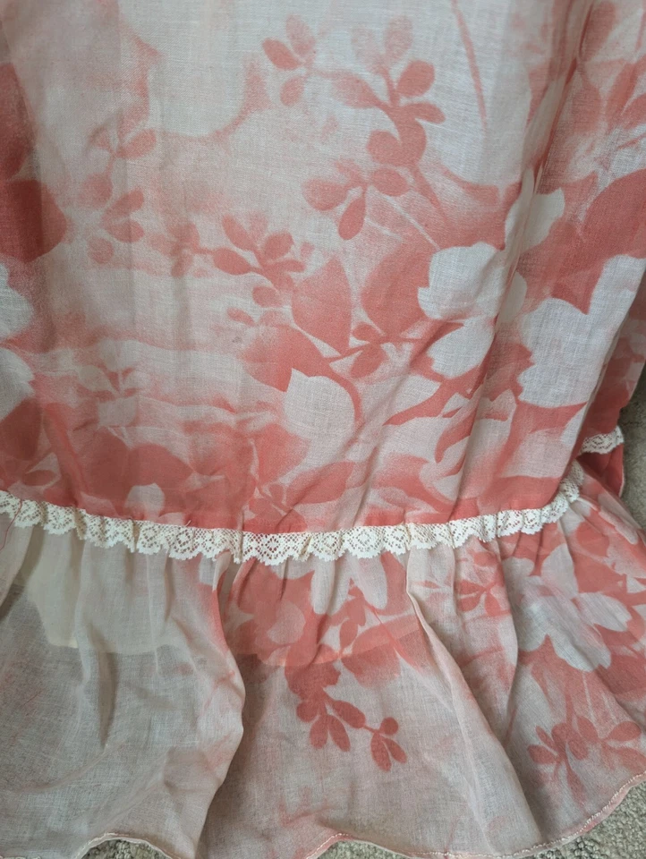 Винтажное богемное платье 70-х This Is Yours San Francisco хиппи прерии размер маленький - Изображение 3 из 4