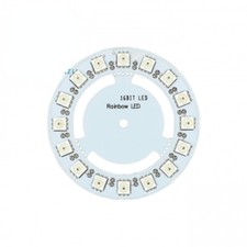 1PC NEW WS2812B 5050 RGB LED Full Color Development Board 16 bits White round 