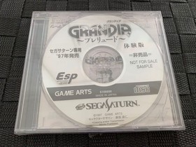 Grandia Prelude SEGA Saturn Trial Version Unopened Not for Sale