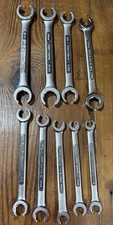 Craftsman 9pc Saemetric Flare Nut Line Wrench Set Usa