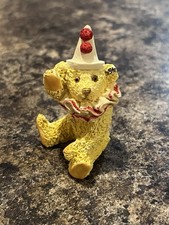 Steiff Miniature Fantasy Box Resin Figurine Steiff Teddy Clown made in Scotland