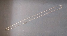 Vintage 9ct (9k)Gold Very Fine Delicate Chain Necklace - Wt 0.98g - 18"